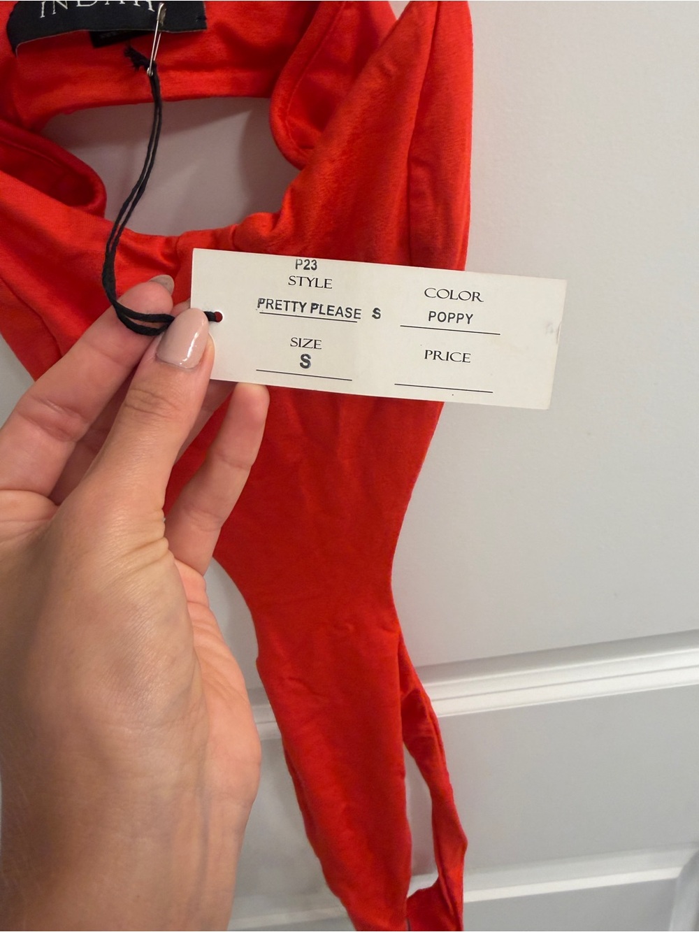 INDAH
Pretty Please Bodysuit In Red - Picture 6 of 7